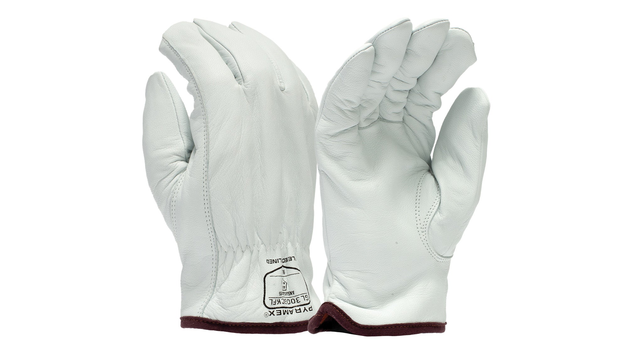 Ergo Grip Veal cut レーシンググローブ サイズ5 GL3006CKF - Insulated Premium Grain Goatskin Driver HPPE A5 Cut