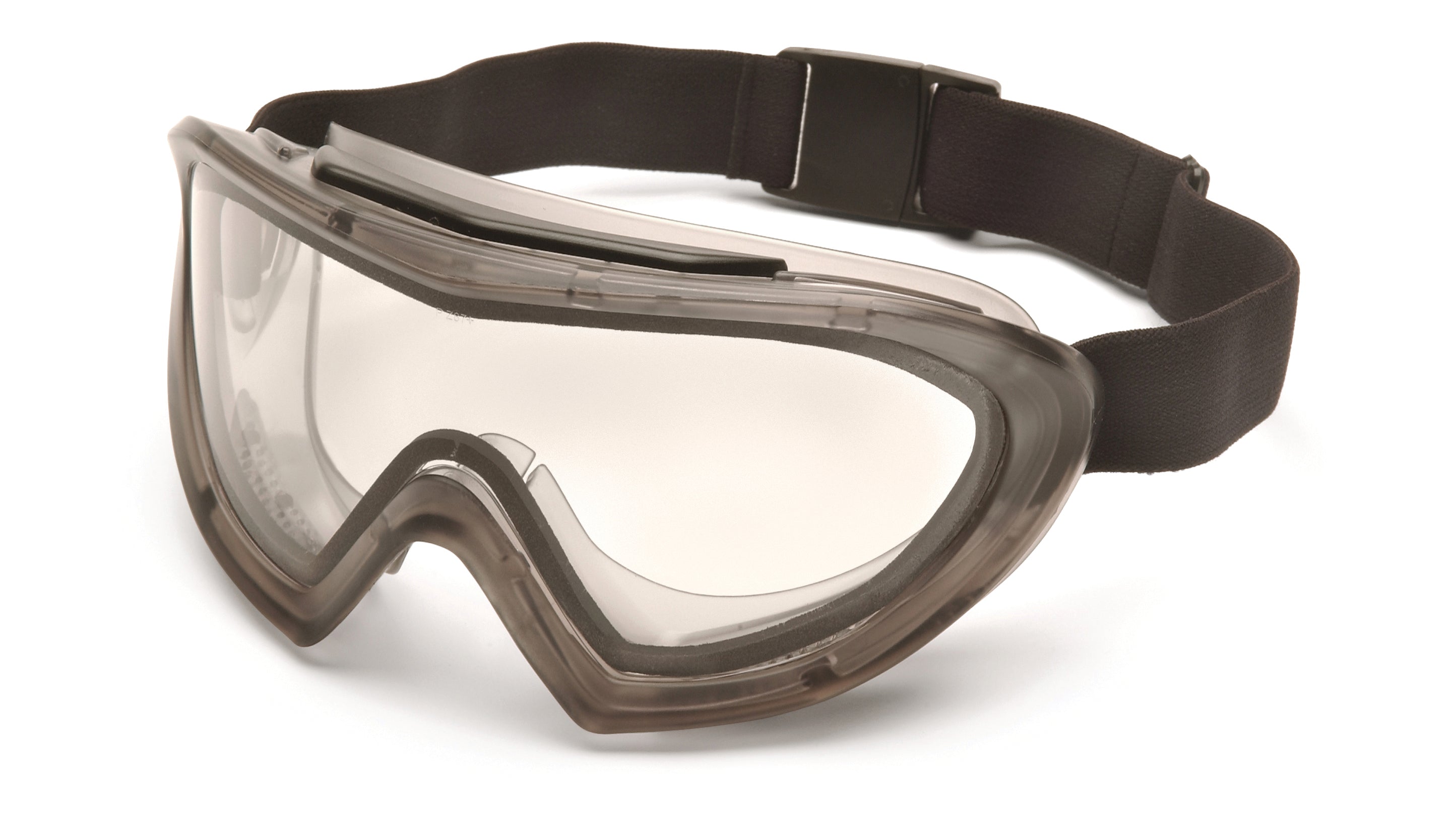 pyramex goggles Capstone® 500 Gray Goggle with Quick Release Strap with Clear Dual Pane H2X Anti-Fog – Pyramex