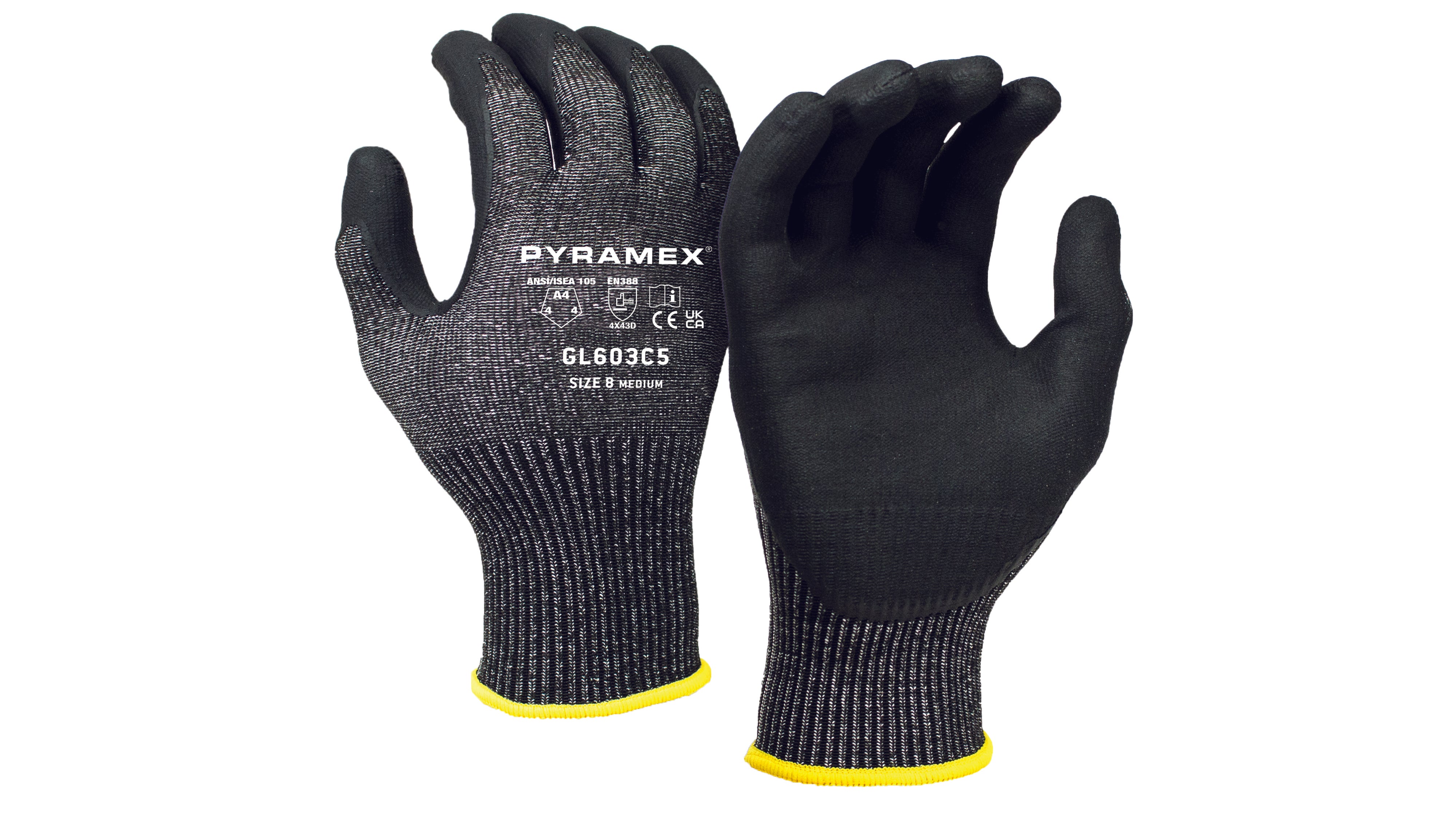 glico様　6/20 GL603C5 - Micro-Foam Nitrile A4 Cut - Pyramex®
