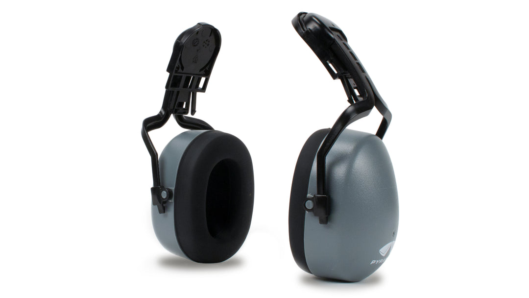 CM60 Series Gray Cap Mounted Muff – Pyramex