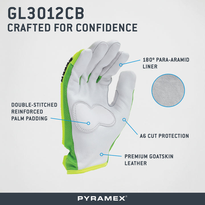 GL3012CB – Premium Goatskin Driver Para-Aramid A6 Cut Level 2