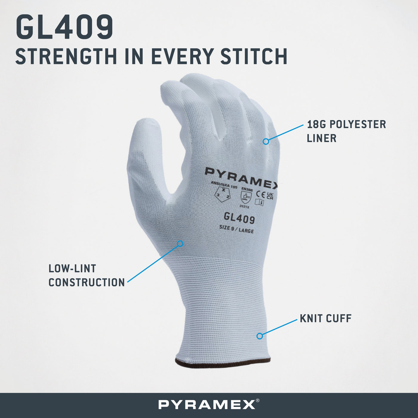 GL409 - Polyurethane – Pyramex