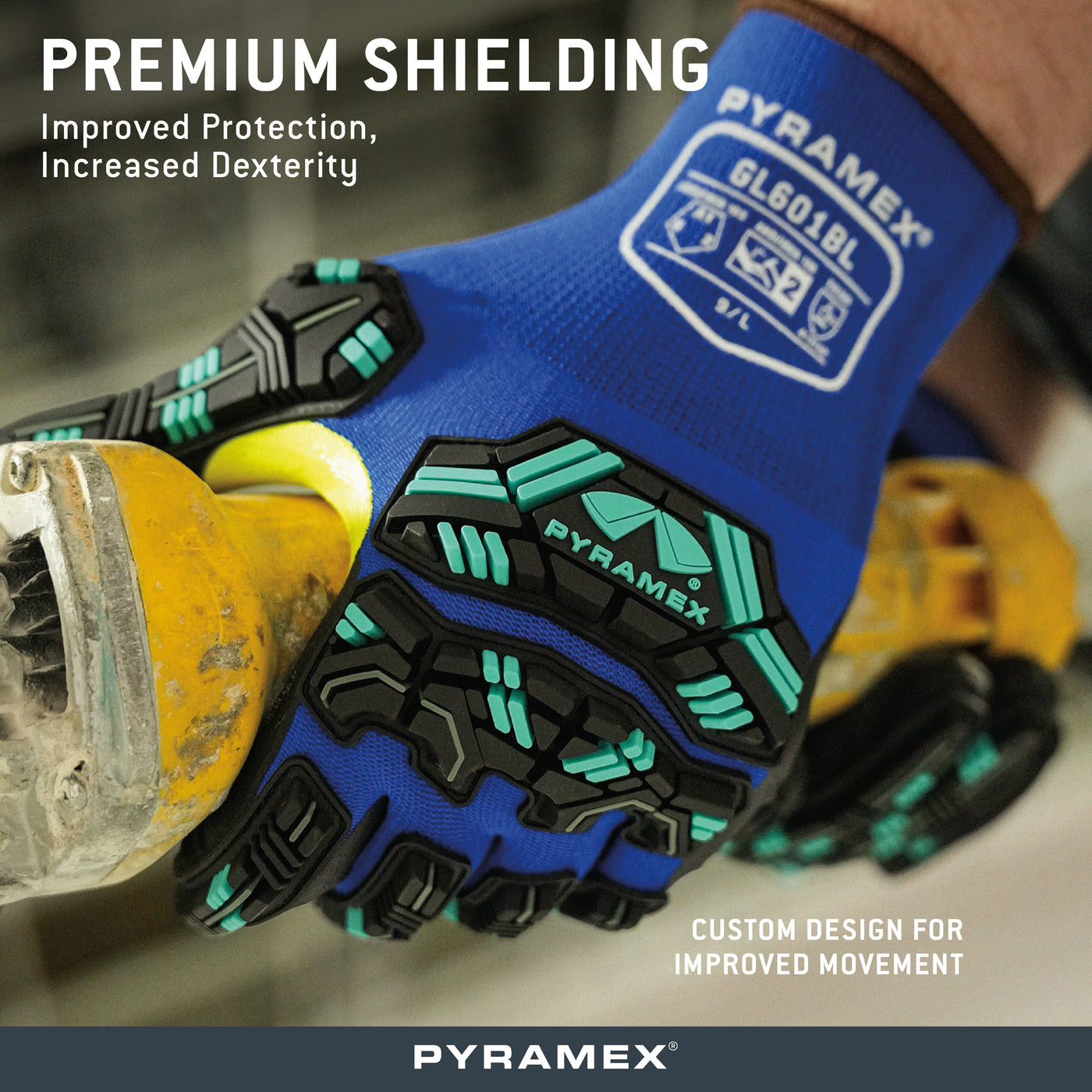 GL601B - Micro-Foam Nitrile Level 2 Impact – Pyramex