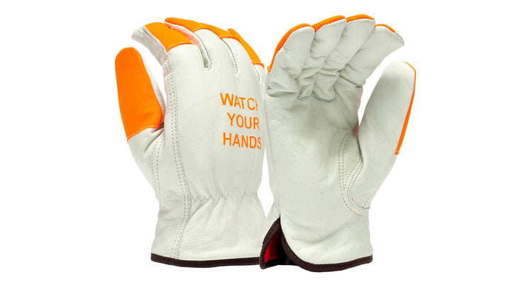 Pyramex- Value Grain Cow Drvr Fleece HiVis-Large