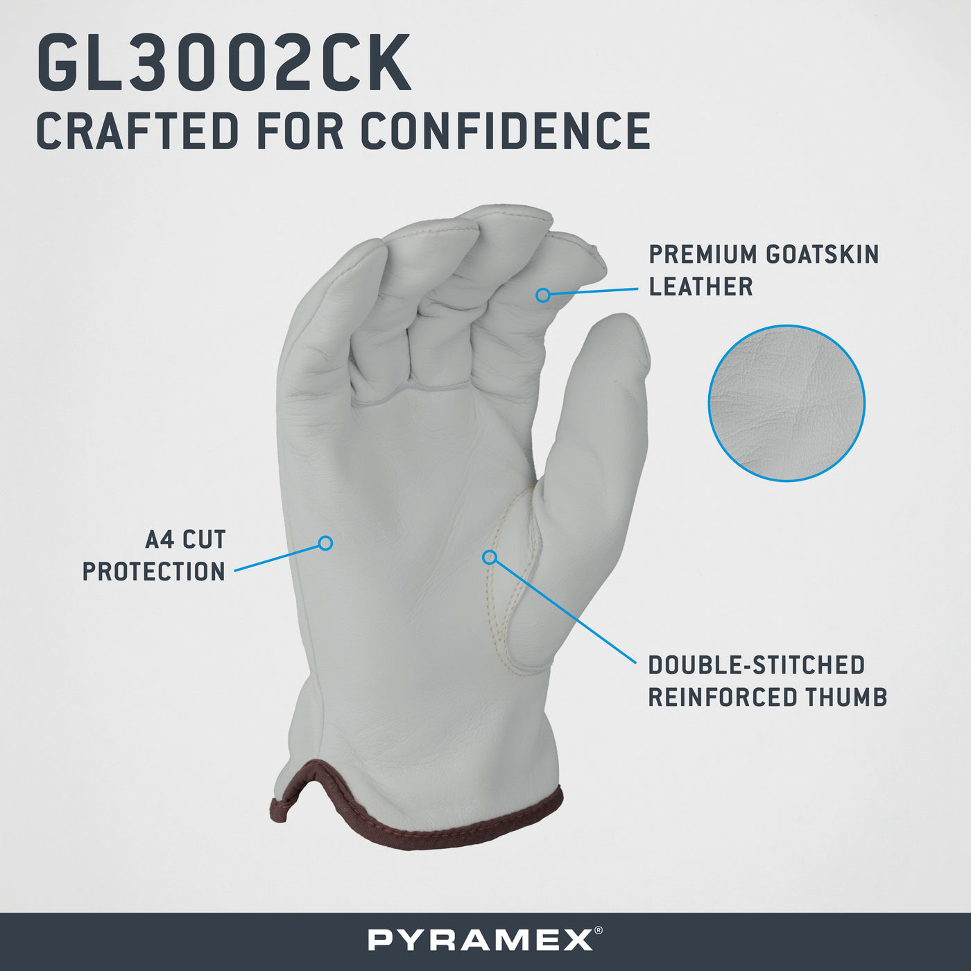 GL3002CK - Arc Flash Premium Goatskin Driver Para-Aramid A4 Cut