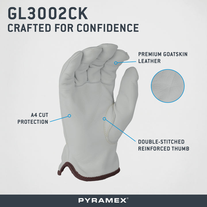 GL3002CK - Arc Flash Premium Goatskin Driver Para-Aramid A4 Cut