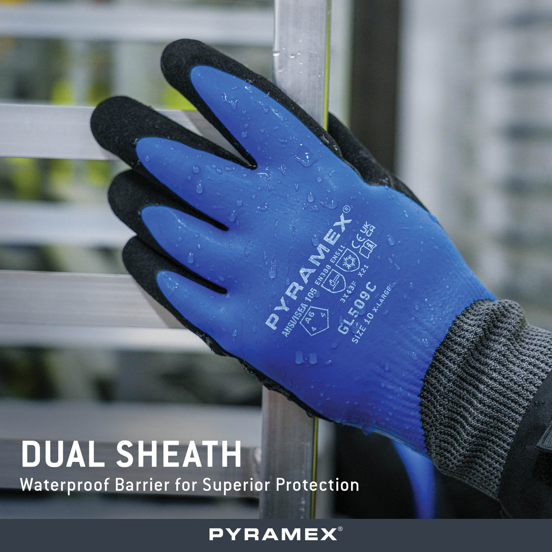 ビニールパラダイス カニックス GL509C - Insulated Double Dipped Sandy + Smooth Latex A6 Cut – Pyramex