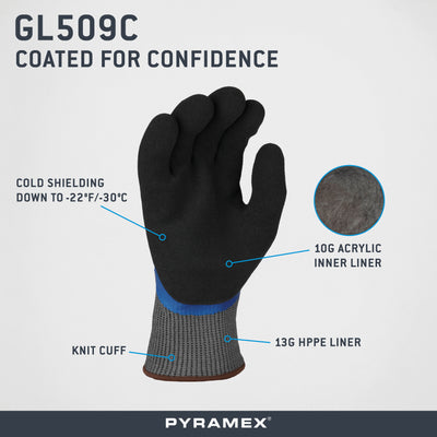 GL509C - Insulated Double Dipped Sandy + Smooth Latex A6 Cut