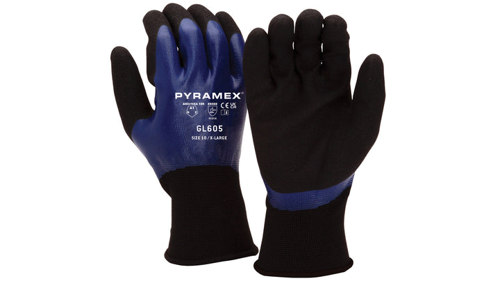 Glove full drip sandy nitrile liquid proof - small