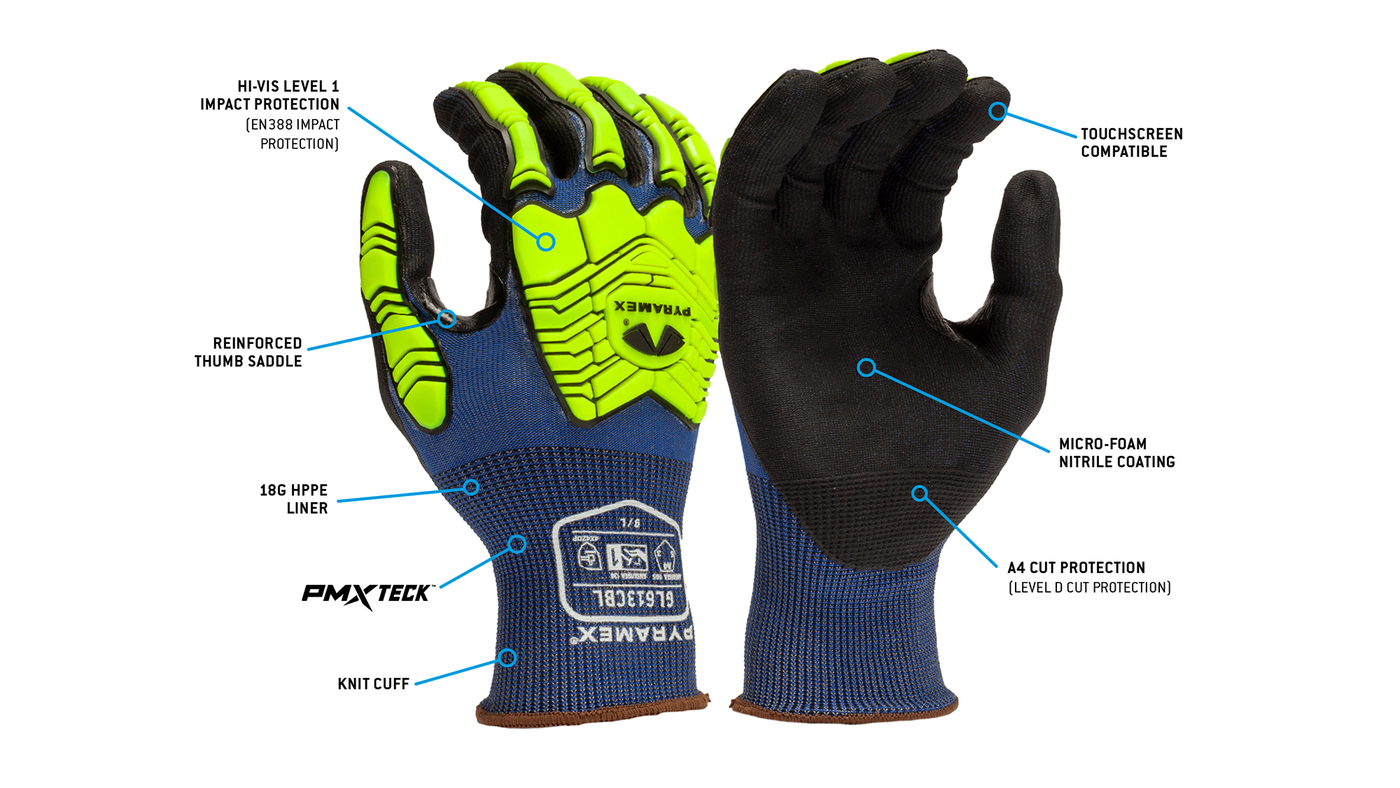 GL613CB - Micro-Foam Nitrile A4 Cut Level 1 Impact