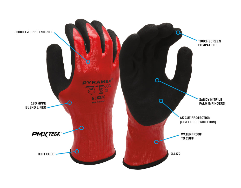 GL621C - Micro-Foam Nitrile A5 Cut – Pyramex