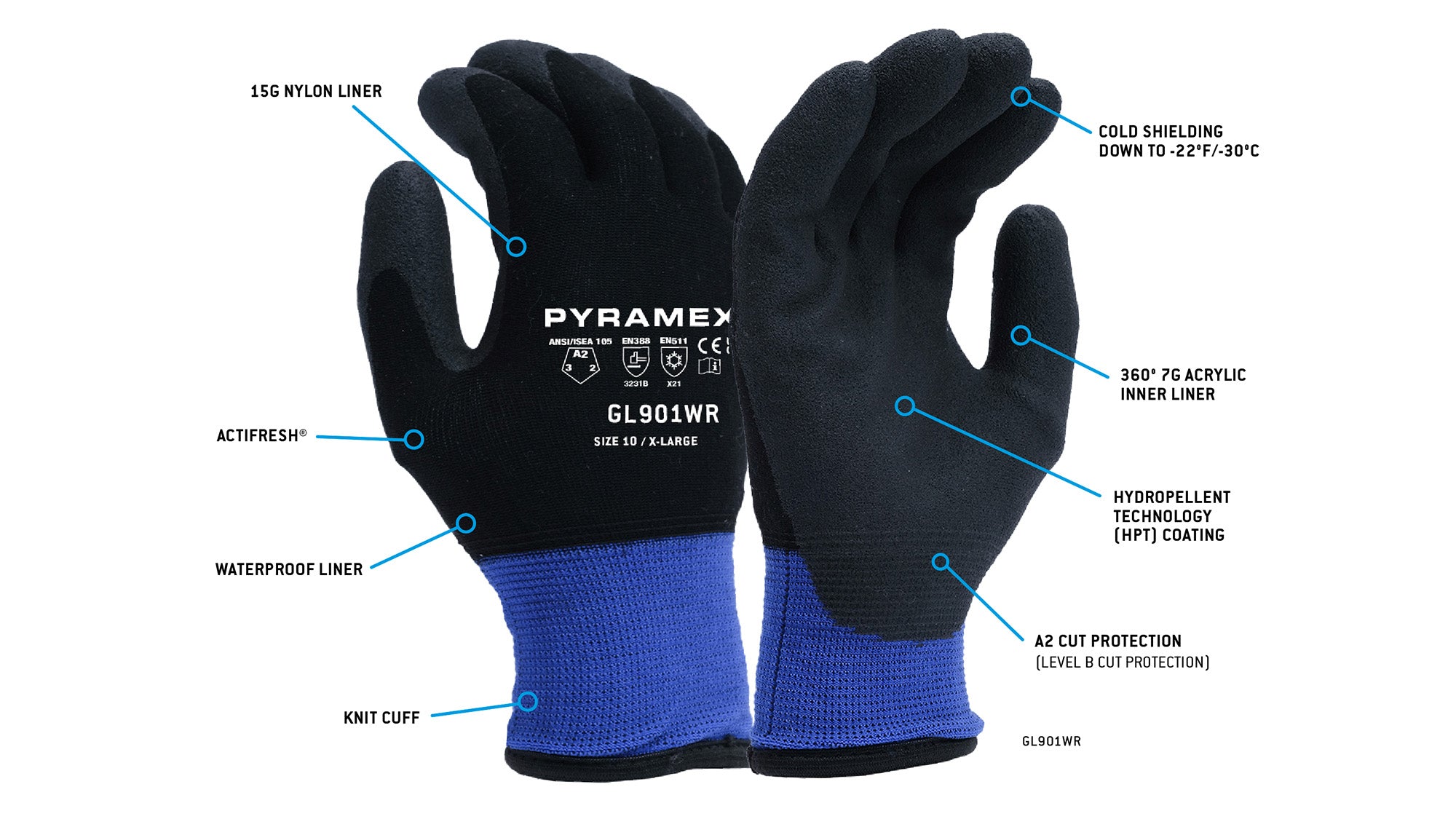 GL901WR - Insulated HPT A2 Cut - Pyramex®