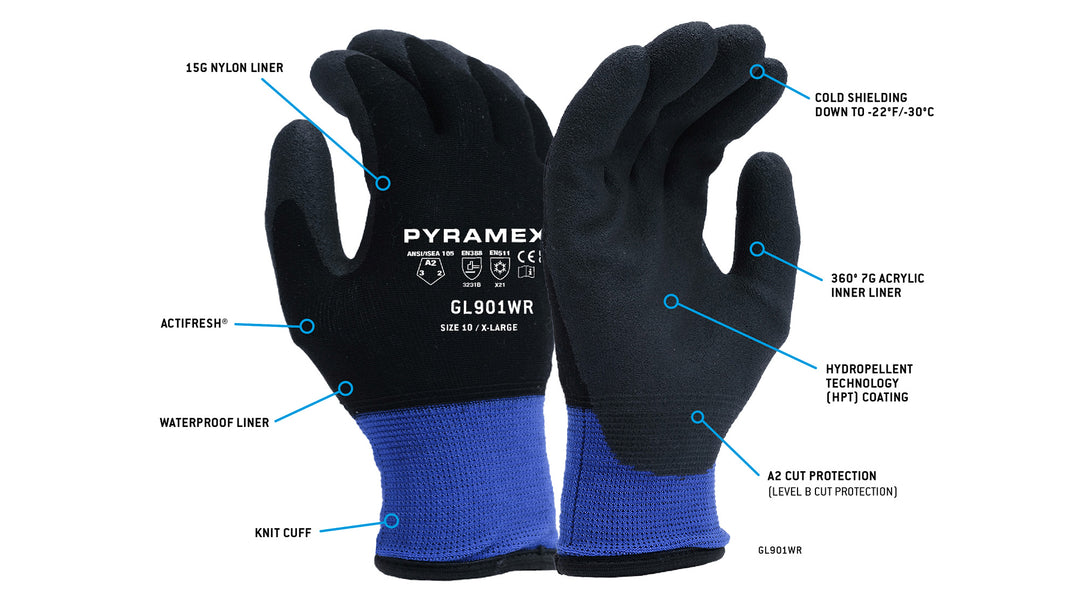 K2 UNIVERSAL SKIN 125MM　Ｌ　クライミングスキン GL901WR - Insulated HPT A2 Cut - Pyramex®