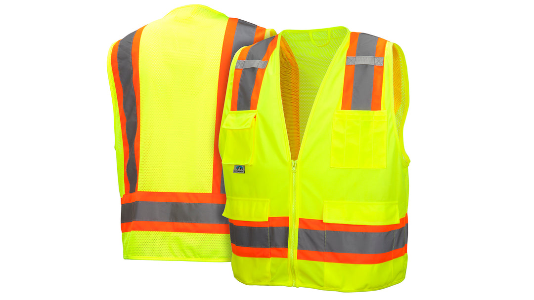 RVZ24 Series – Surveyor's Vest – ANSI TYPE R CLASS 2 – Pyramex®