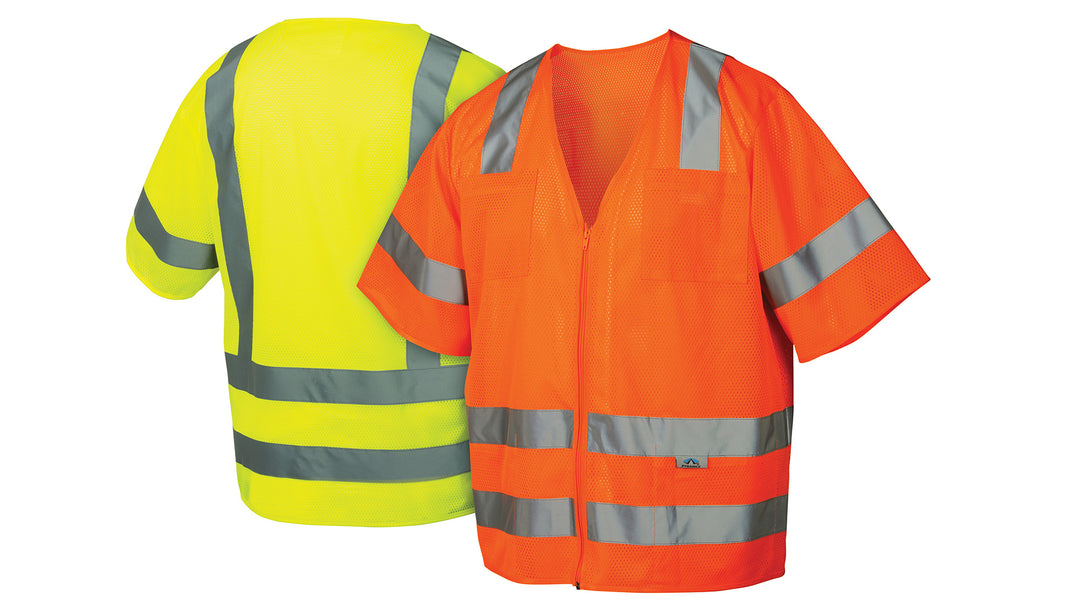 Type R - Class 3 Hi-Vis Lime Safety Vest – Pyramex Type R - Class 3 Hi-Vis Lime Safety Vest – Pyramex