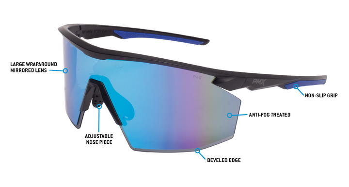 ＰＲＯＳＰＥＣ Pyramex Intruder Anti-Fog Gray Z87 Safety Sunglasses S4120ST