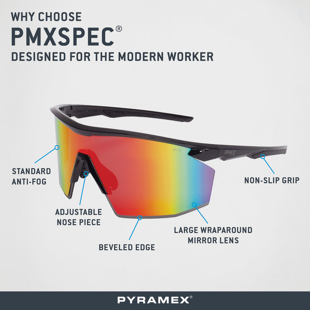 Dropzone® Interchangeable Lenses with Black Temples – Pyramex