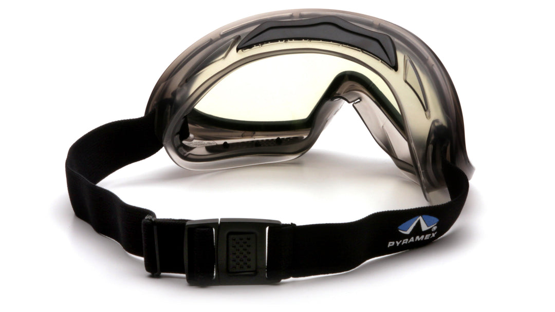 Capstone® 500 Gray Goggle with Quick Release Strap with Clear Dual