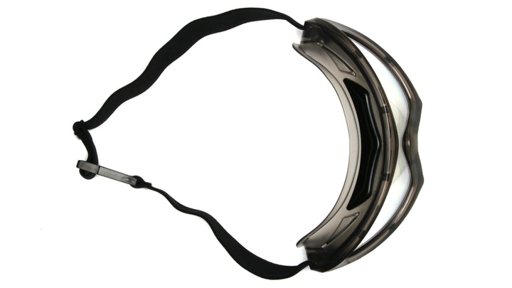 Capstone® 500 Gray Goggle with Quick Release Strap with Clear Dual