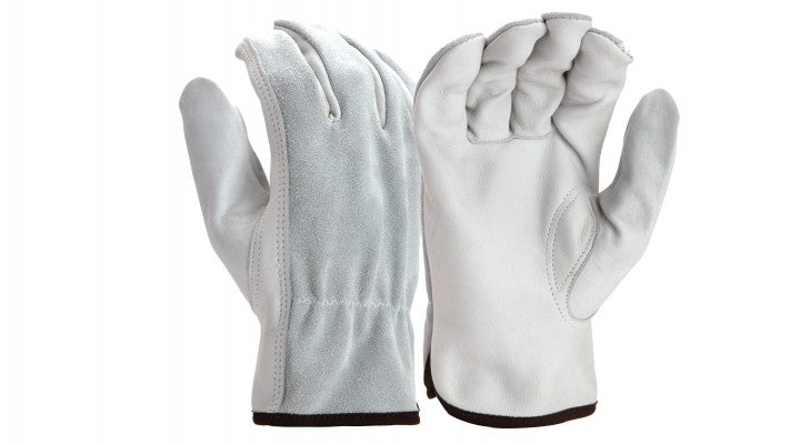 GL2007K - Grain + Split Cowhide Leather Driver - Pyramex®