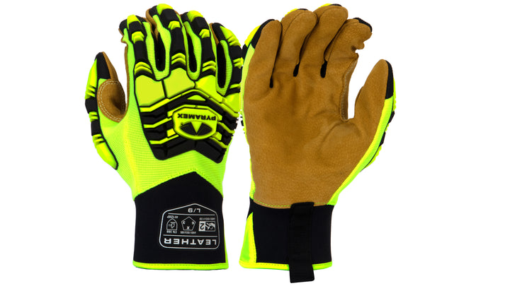 Gloves High Impact TPR Leather Palm S