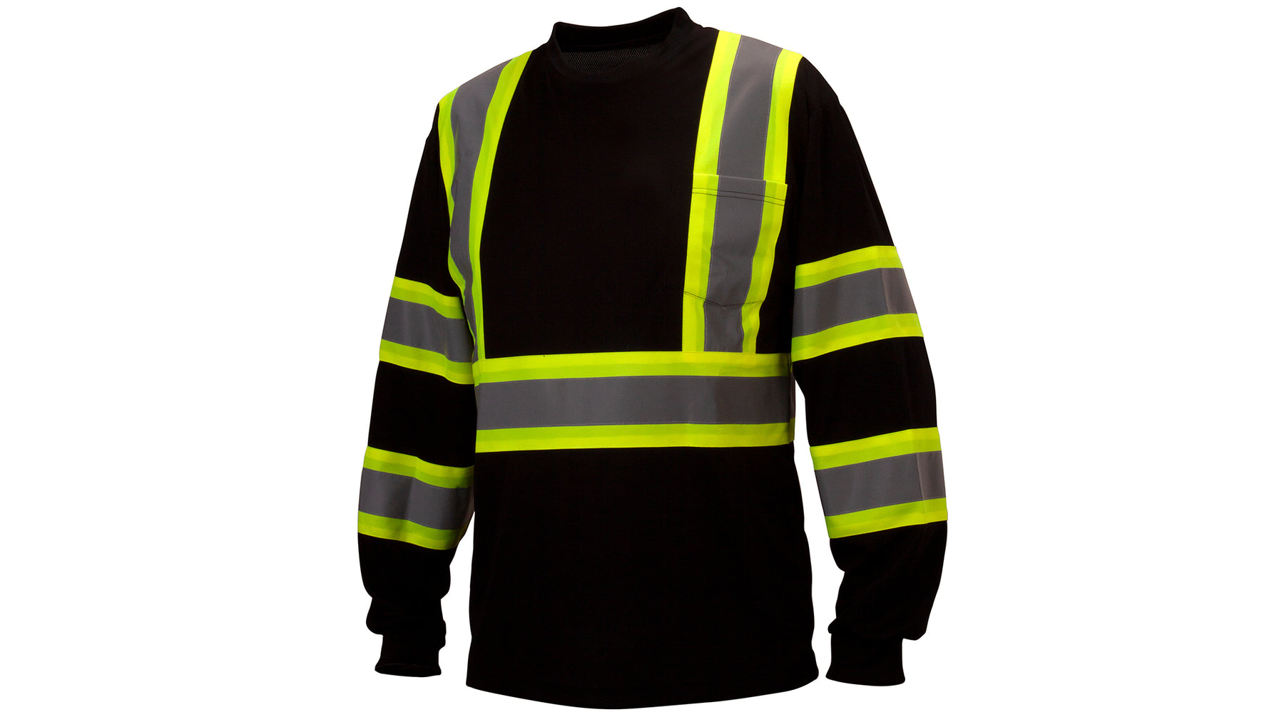 Hi-Vis Lime Long Sleeve Moisture Wicking T-Shirts – Pyramex