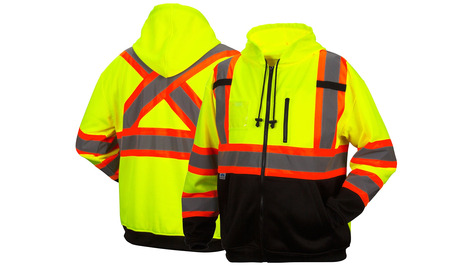 Hi-Vis Lime Premium Zipper Hoodie – Pyramex