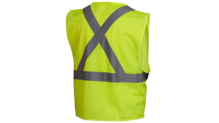 メル36481　strasse rcz01②フレーム類1/2 Type R - Class 2 Hi Vis Lime Safety Vest – Pyramex