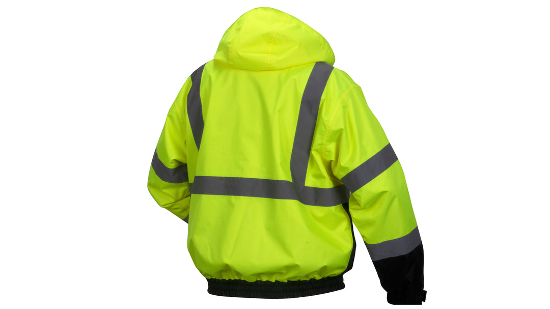 Type R - Class 3 Hi-Vis Lime Jacket – Pyramex Type R - Class 3 Hi-Vis Lime Jacket – Pyramex