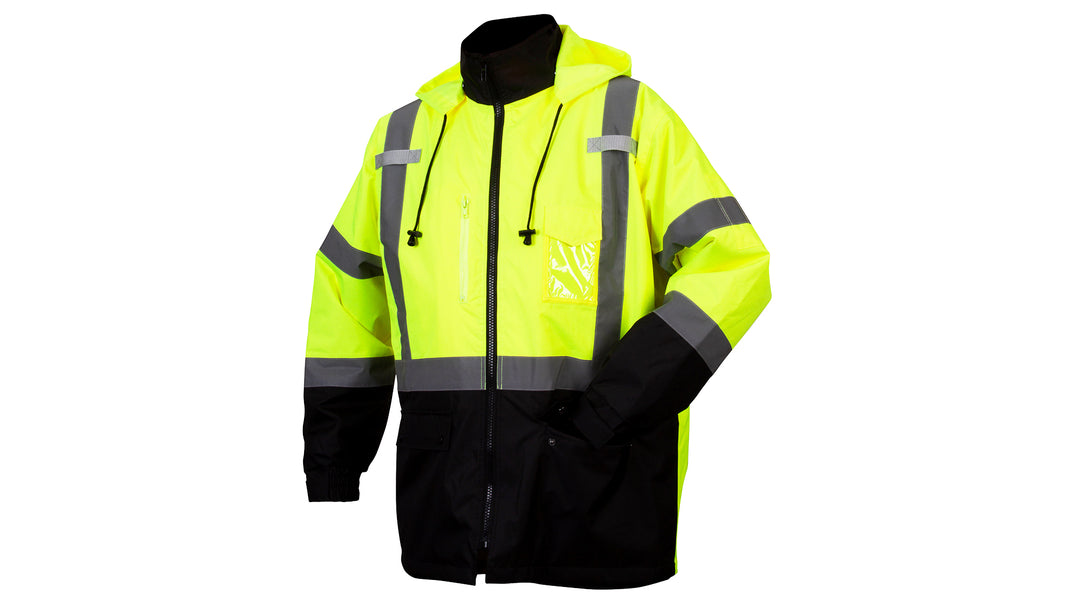  pathiqe11pro HG 6.5 ブラック/ライム Class 3 Hi-Vis Lime Parkas – Pyramex