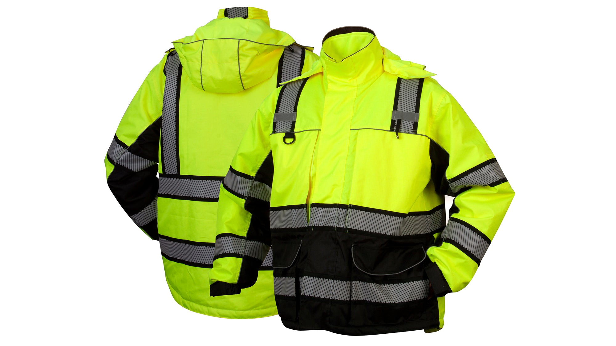 Class 3 Hi-Vis Lime Multi-Layer Parka – Pyramex