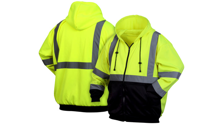 Type R - Class 3 Hi-Vis Lime Hoodie – Pyramex