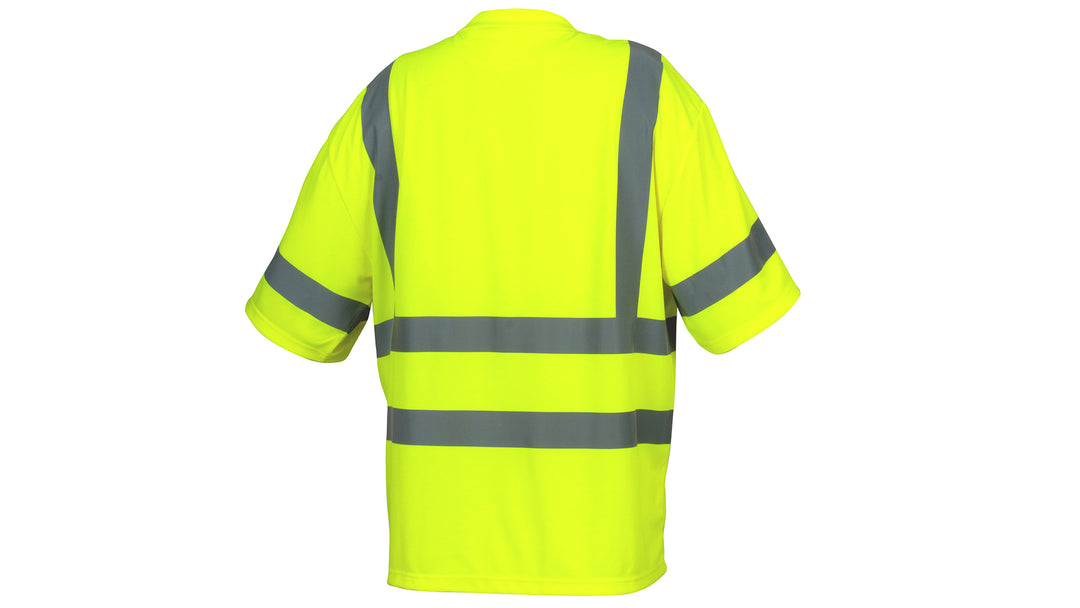 Type R - Class 3 Hi-Vis Lime T-Shirt with Heat Sealed Tape – Pyramex