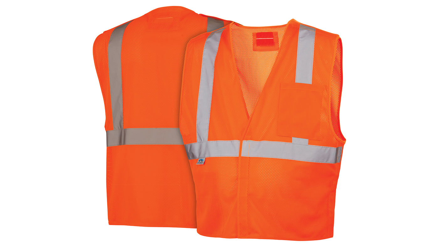 Class 2 Type R Label Type R - Class 2 Hi-Vis Lime Safety Vest – Pyramex