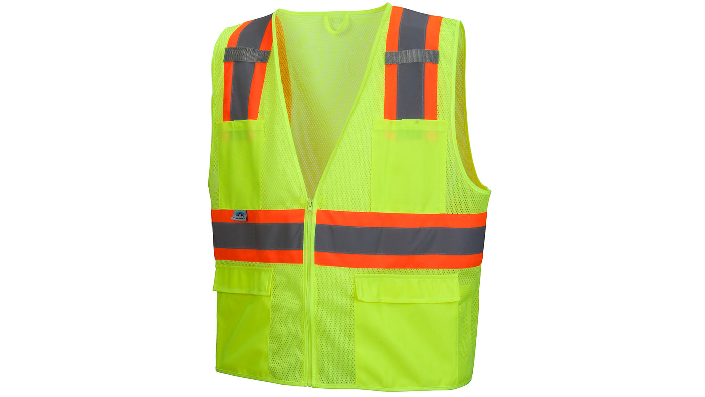 Type R - Class 2 Hi-Vis Lime Safety Vest – Pyramex
