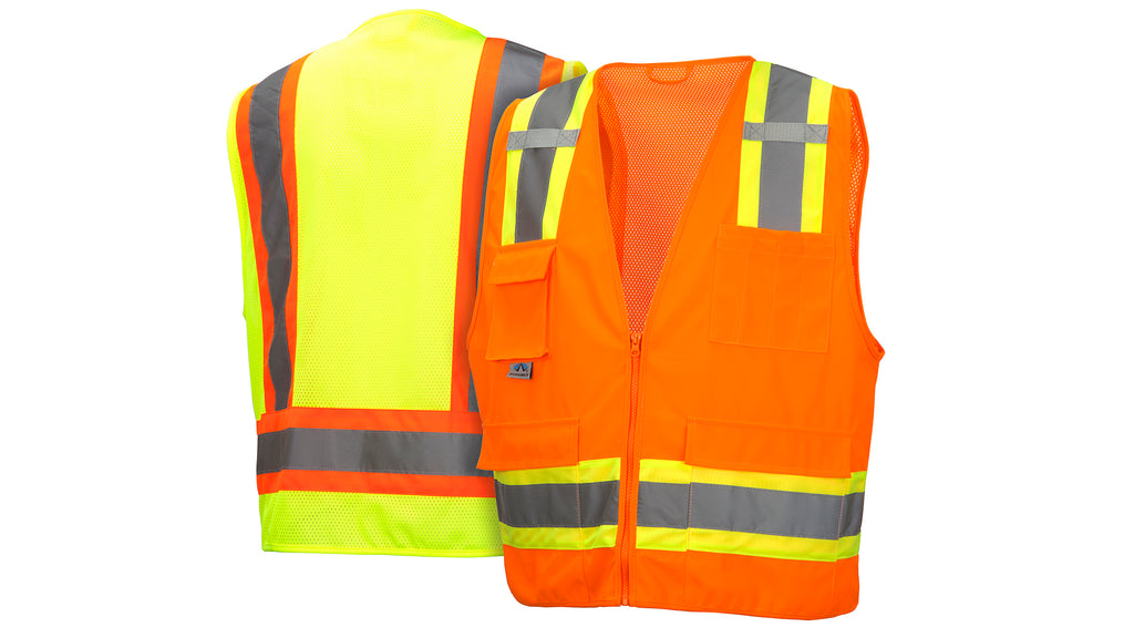 RVZ24 Series – Surveyor's Vest – ANSI TYPE R CLASS 2 – Pyramex®
