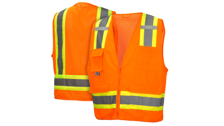 Safety Vest - Hi-Vis Orange - Size Small