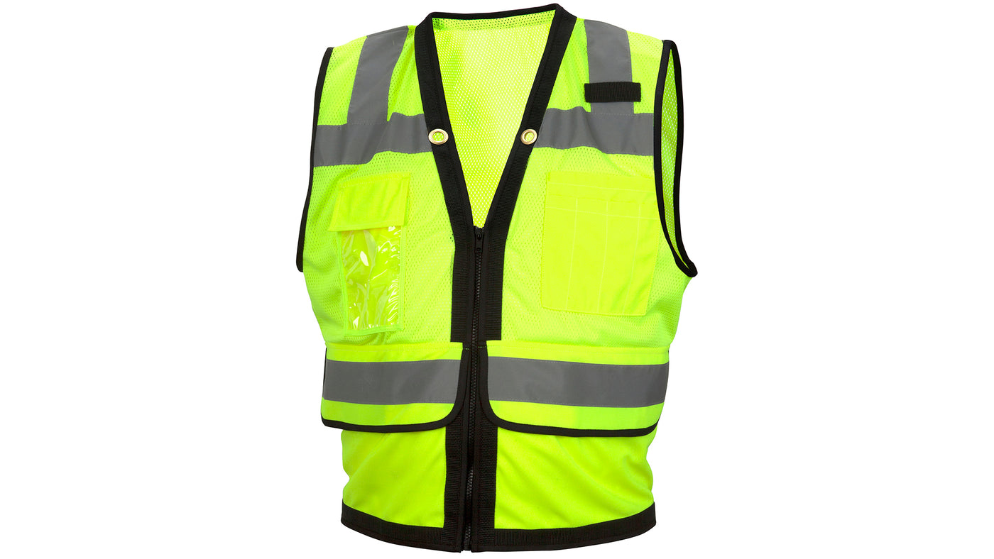 Type R - Class 2 Hi-Vis Lime Safety Vest – Pyramex Type R - Class 2 Hi-Vis Lime Safety Vest – Pyramex