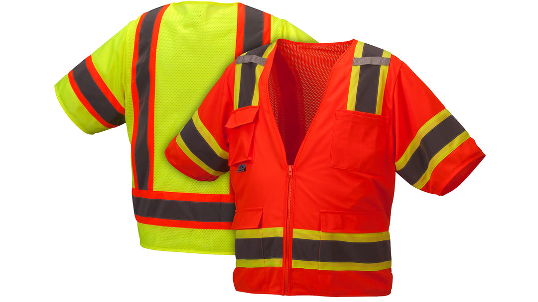 Type R - Class 3 Hi-Vis Lime Safety Vest – Pyramex