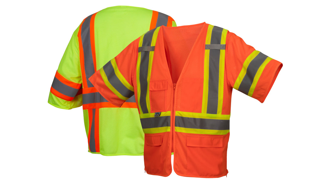 Type R - Class 3 Hi-Vis Lime Safety Vest – Pyramex