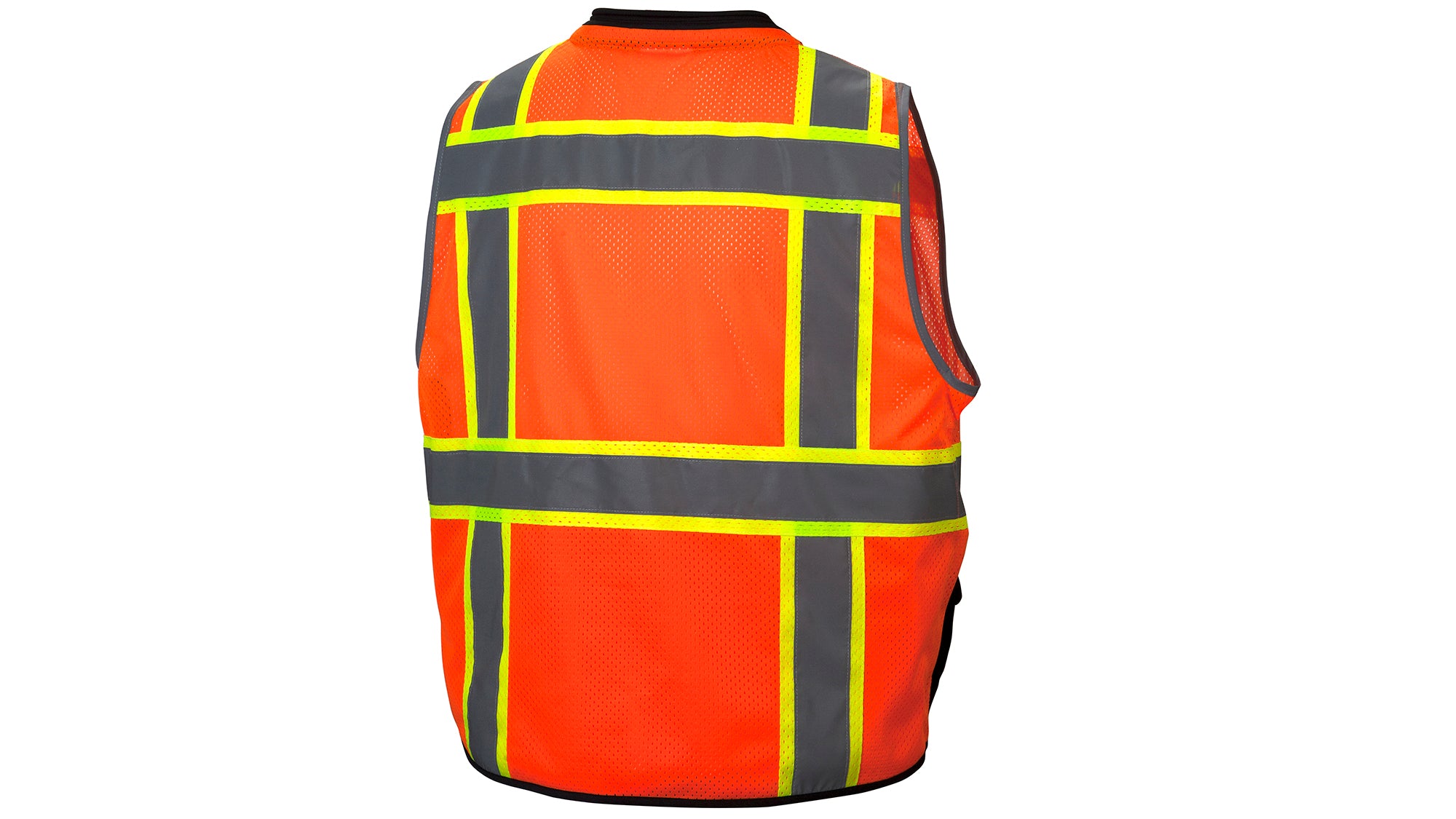 Type R - Class 2 Hi-Vis Lime Safety Vest with Black Bottom Type R - Class 2 Hi-Vis Lime Safety Vest with Black Bottom