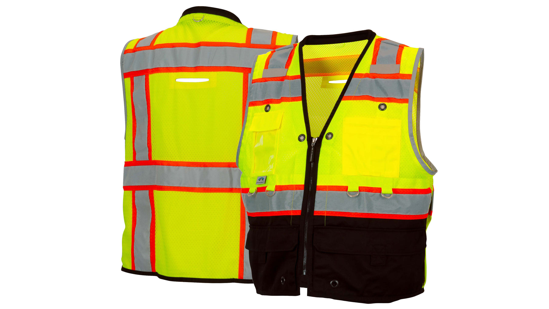 Type R - Class 2 Hi-Vis Lime Heavy-Duty Utility Vest – Pyramex