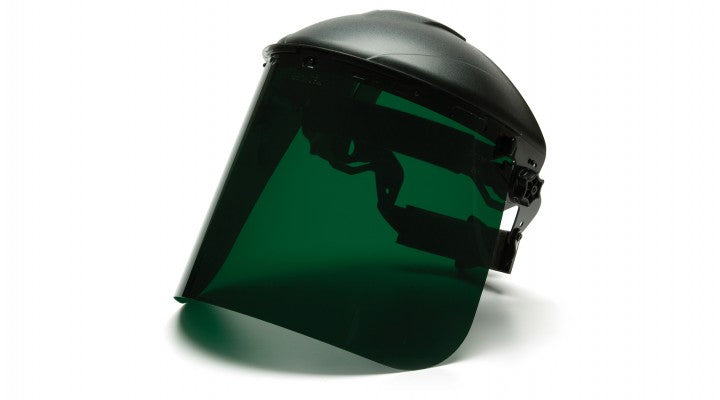 Dark Green Tinted Polyethylene Face Shield