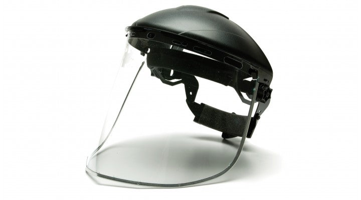 Pyramex Safety - Visors - Clear-Aluminum bound PC faceshield - Visors