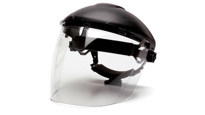 Tapered Polycarbonate Face Shield