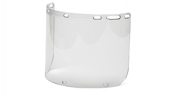 Cylinder Polycarbonate Face Shield with Slots for Chin Cup