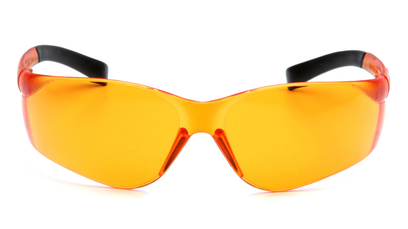 Lunette De Protection Pyramex Ztek S2510S Safety Glasses - Case Of 12, Orange, ANSI Z87.1 Certified Bulk Case Of 12 Lunette De Protection Pyramex Ztek S2510S Safety Glasses - Case Of 12, Orange, ANSI Z87.1 Certified Bulk Case Of 12