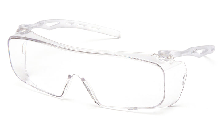Pyramex Safety - Cappture - Clear Temples/Clear H2X Anti-fog with Rubber Gasket - Anti-Fog Lens