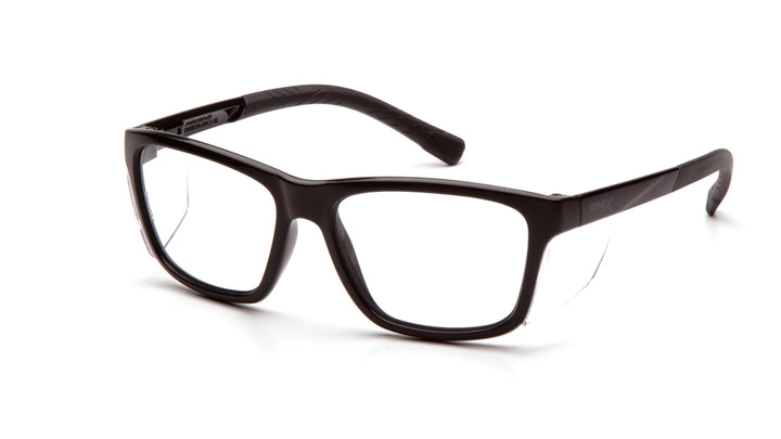 Pyramex- Conaire-black frame-clear lens