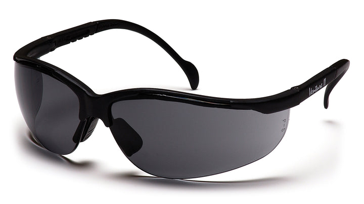 Pyramex Safety - Venture II - Black Frame/Gray Anti-Fog Lens - Anti-Fog Lens